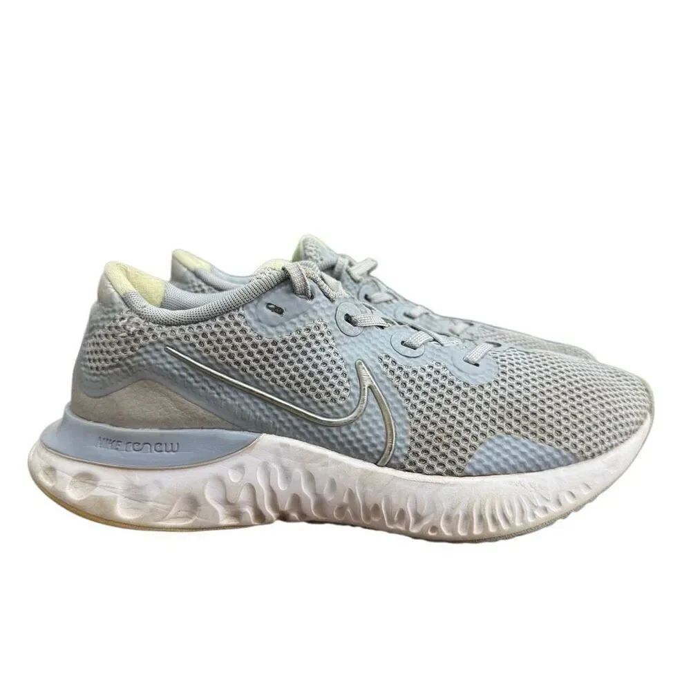 Nike Womens Renew Run Running Shoes Obsidian Mist CK6360-400 Size 7.5